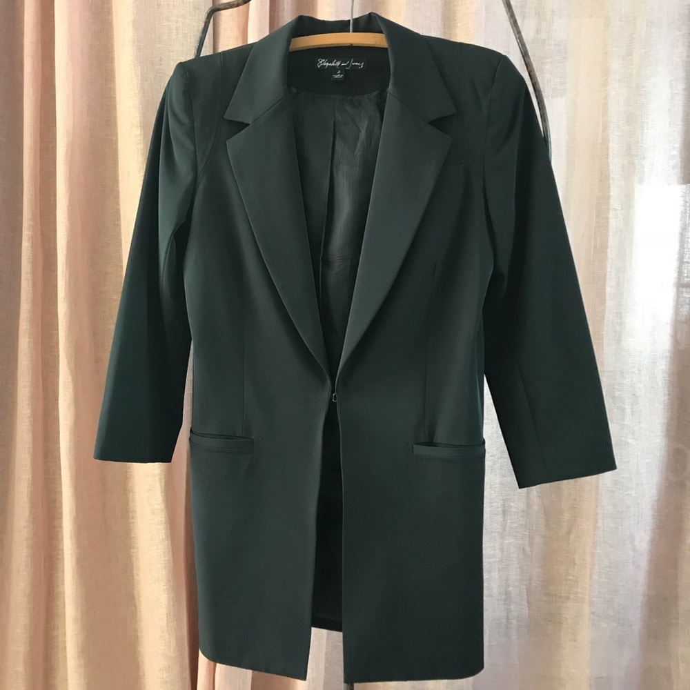Elizabeth & James Black Blazer
